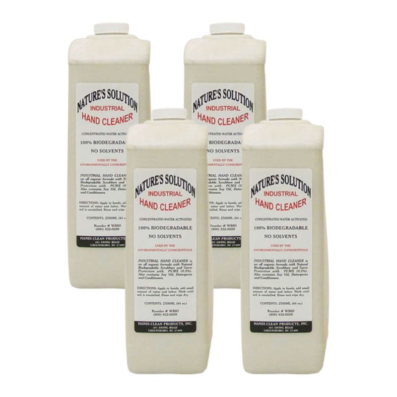 Nature's Solution Hand Cleaner - Concentrate,2500ml Refill (4/case)