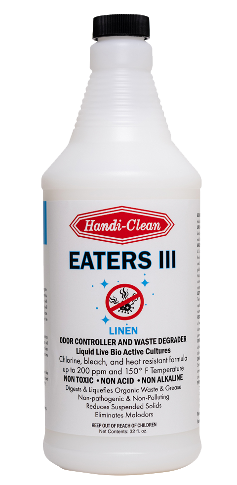 Eaters III, Biological - Deodorant & Degreaser Odor Controller, Linen Scent, quart (each)