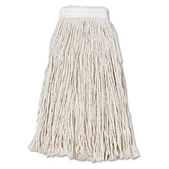 Cut-End Wet Mop Head, Cotton, #16, White (dz)