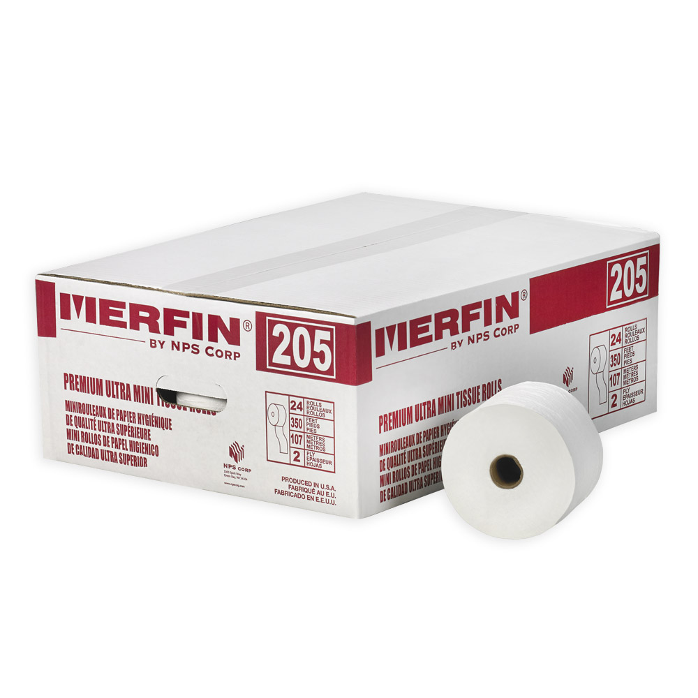 Toilet Tissue Ultra Mini, Jumbo 2-ply 350ft. (24/cs)