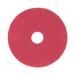 Buffing Floor Pads, 17" - Red (5/case)