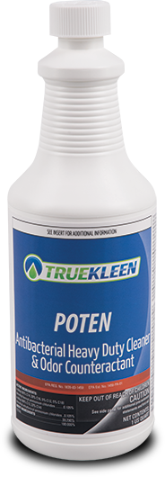 Poten Antibacterial Heavy Duty Cleaner/Disinfectant and Odor Counteractant RTU, quarts (dz)